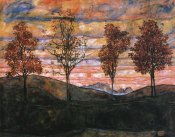 Egon Schiele - Four Trees 1917