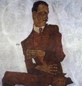 Egon Schiele - Portrait Of Arthur Roessler