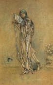 James McNeill Whistler - Blue And Rose The Open Fan 1890s
