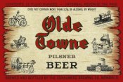 Vintage Booze Labels - Olde Towne Pilsner Beer