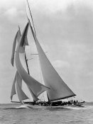 Edwin Levick - The Schooner Half Moon at Sail, 1910s
