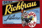 Vintage Booze Labels - Drink Richbrau Bock Beer