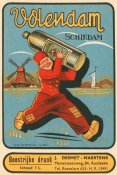Vintage Booze Labels - Volendam Schiedam