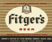 Vintage Booze Labels - Fitger's Beer