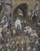 James Tissot - The Procession in the Streets of Jerusalem, The Life of Our Lord Jesus Christ, 1886-1894