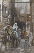 James Tissot - Saint Joseph Seeks a Lodging in Bethlehem, The Life of Our Lord Jesus Christ, 1886-1894