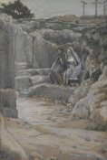 James Tissot - The Two Marys Watch the Tomb, The Life of Our Lord Jesus Christ, 1886-1894