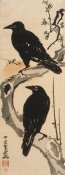 Kawanabe Kyosai - Two Crows, ca. 1870