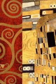 Klimt Patterns - The Kiss Gold (left)