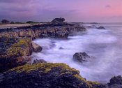 Tim Fitzharris - Ocean and lava rocks at sunset, Pu'uhonua, Hawaii