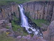 Tim Fitzharris - North Clear Creek Falls cascading down cliff, Colorado