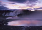 Tim Fitzharris - Steaming hot springs, Midway Geyser Basin, Yellowstone National Park, Wyoming