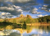Tim Fitzharris - Cathedral Rock reflected in Oak Creek at Red Rock crossing, Red Rock State Park near Sedona, Arizona
