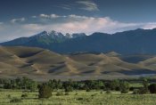 Tim Fitzharris - 750 foot tall sand dunes rise against the Sangre de Cristo Mountains, Great Sand Dunes National Monument, Colorado