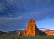 Tim Fitzharris - Temples of the Sun and Moon in Cathedral Valley, the monolith is made of entrada sandstone, Capitol Reef National Park, Utah