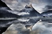 Colin Monteath - Mitre Peak reflecting in Milford Sound in winter at dawn, Fiordland National Park, New Zealand