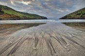 Colin Monteath - Sand patterns at dawn, Otanerito Beach, New Zealand