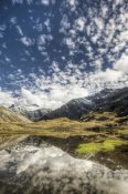 Colin Monteath - Mount Tyndall, reflection in tarn at Cascade Saddle, Mount Aspiring National Park, New Zealand