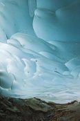Heike Odermatt - Ancient blue ice inside the Altesch Glacier, Valais, Bernese Alps, Switzerland