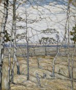 Abraham Manievich - Birch Trees, 1911