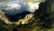 Albert Bierstadt - A Storm in the Rocky Mountains, Mt. Rosalie, 1866