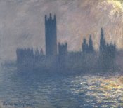 Claude Monet - Houses of Parliament, Sunlight Effect (Le Parlement, effet de soleil), 1903