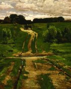 Frederick Childe Hassam - A Back Road, 1884