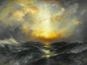 Thomas Moran - Sunset at Sea, 1906