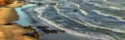 Tim Fitzharris - Panoramic view of incoming waves at Bandon Beach, Oregon