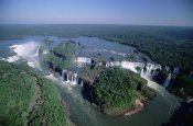 Konrad Wothe - Iguacu Falls, aerial view, Brazil