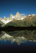 Colin Monteath - Mt Fitzroy reflected in lake at dawn, Los Glaciares NP, Patagonian Andes, Argentina