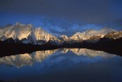 Colin Monteath - Panoramic view from Mt Makalu to Mt Everest at dawn, Khama Valley, Tibet