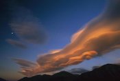 Ned Norton - Wind cloud over Ben Ohau Range, Mackenzie Country, New Zealand