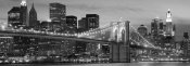Anonymous - Brooklyn Bridge at Night (detail)