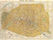 Joannoo - Gilded Map of Paris