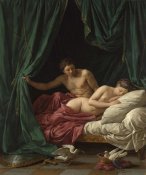 Louis Jean Francois Lagrenee - Mars and Venus, Allegory of Peace (Mars et Venus, allegorie sur la Paix)
