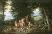 Jan Brueghel the Younger - Landscape with Ceres (Allegory of Earth)