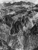 Ansel Adams - North Palisades from Windy Point, Kings River Canyon, proposed as a national park, California, 1936