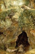 Pierre Etienne Theodore Rousseau - The Cave