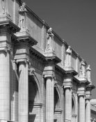 Carol Highsmith - Union Station facade and sentinels, Washington, D.C. - Black and White Variant