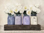 Jenny Thomlinson - Tulips in Mason Jars