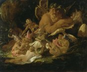 Sir Joseph Noel Paton - Puck and the Fairies from A Midsummer Night's Dream