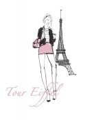 Avery Tillmon - French Chic I Pink on White