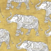 Daphne Brissonnet - Color my World Elephant Pattern Gold