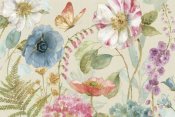 Lisa Audit - Rainbow Seeds Flowers I Linen