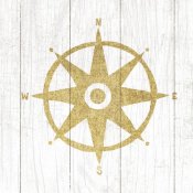 Michael Mullan - Beachscape IV Compass Gold Neutral