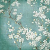 Danhui Nai - White Cherry Blossoms II Aged no Bird