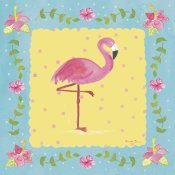 Farida Zaman - Flamingo Dance I Sq Border