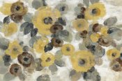Silvia Vassileva - Neutral Floral Beige I Yellow Flowers