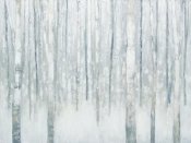 Julia Purinton - Birches in Winter Blue Gray